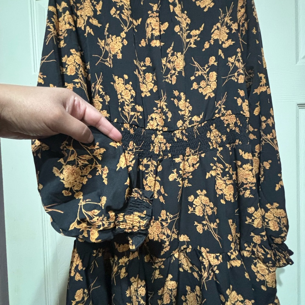 SHEIN Floral Fall Dress 🍂🤎 - Picture 10 of 12